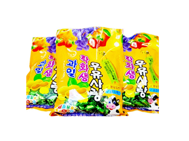 과일락화생우유사탕